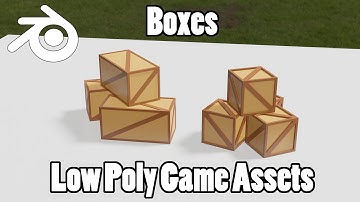 How to Make a Low Poly Box Game Asset in Blender 2.8x | Quick and Easy Tutorials | Blender 2.83