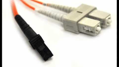 MTRJ to SC Duplex Multi Mode Fiber Optic Patch Cable