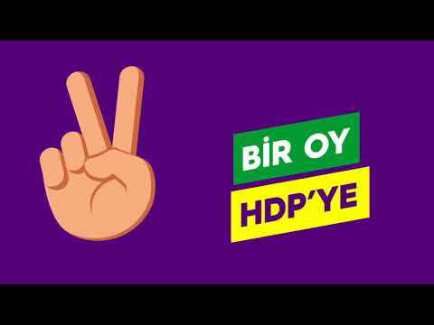 1 Oy Demirtaş'a, 1 Oy HDP'ye!