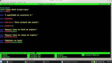Dica bolachinha 24 - Aula 4 - Mudando a string - Shell Script