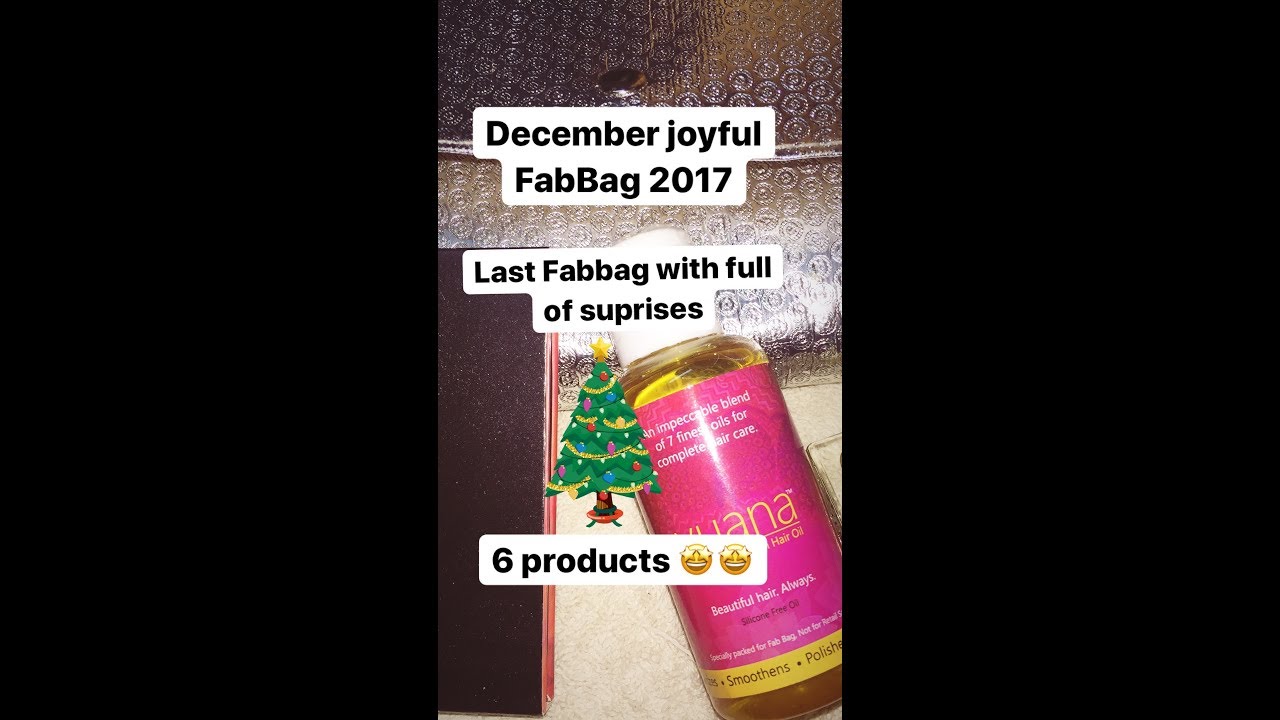 December FABBAG 2017| Unboxing+ 6 Products in 1 BAG