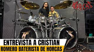 Un TOUR por la BATERIA de CRISTIAN ROMERO BATERISTA de HORCAS 🥁 : DOBLE BOMBO EVADRUMS + ZILDJIAN