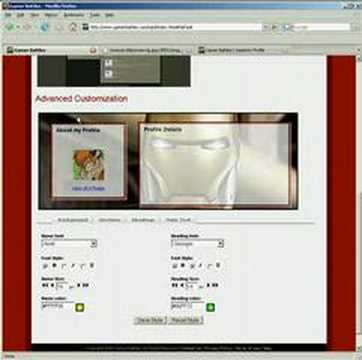 Tutorial: Designing your profile at GamerBattles