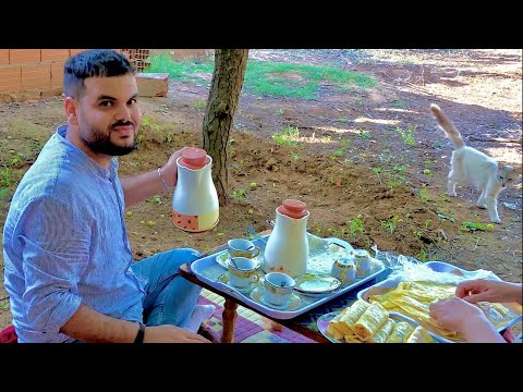 معارك الطاجين بالقهوة نتع العشية جبتلكم ريحة زمان الله الله الحياة في القرية