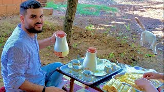 معارك الطاجين بالقهوة نتع العشية☕️جبتلكم ريحة زمان 🥰الله الله (الحياة في القرية🇩🇿)