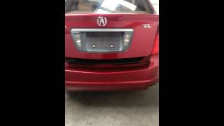 2004 Acura TL redondo red camel interior