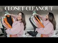 CLOSET CLEAN OUT 2022 | simple & minimal declutter