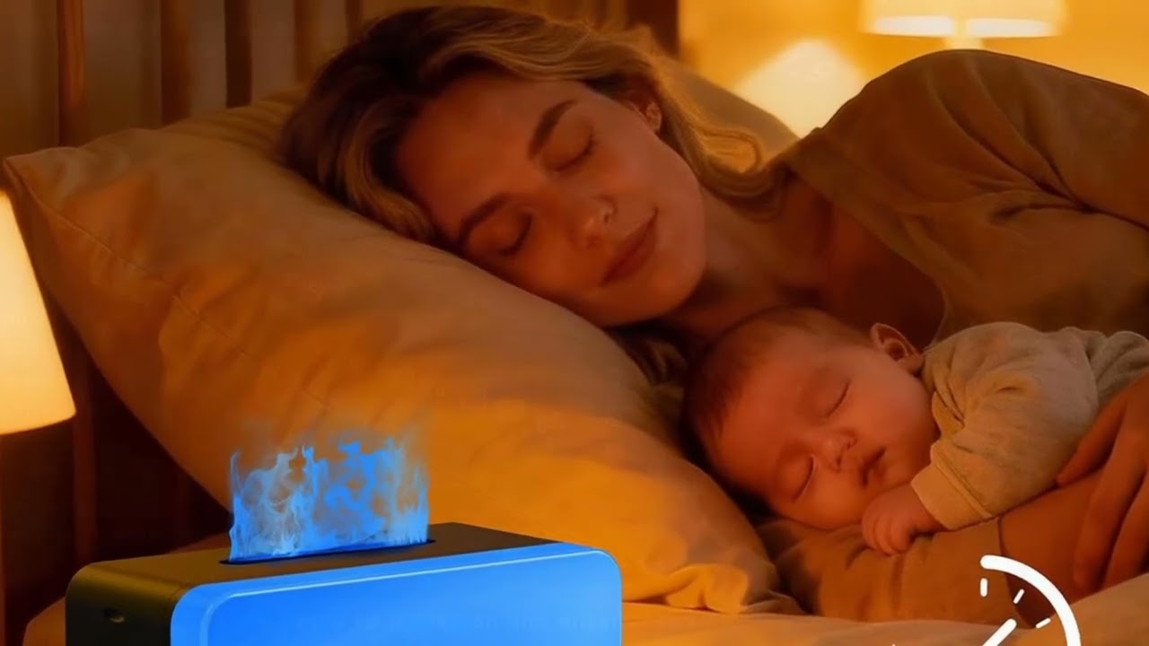 Multi-Function Relaxation! ✨ 4-in-1 Aroma Diffuser with Bluetooth & Night Light