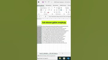 Excel | Jak rozdzielić tekst w Excelu na kolumny | Tekst jako kolumny