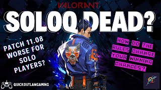 Best way to win in VALORANT'S Patch 11.08 on Solo Queue