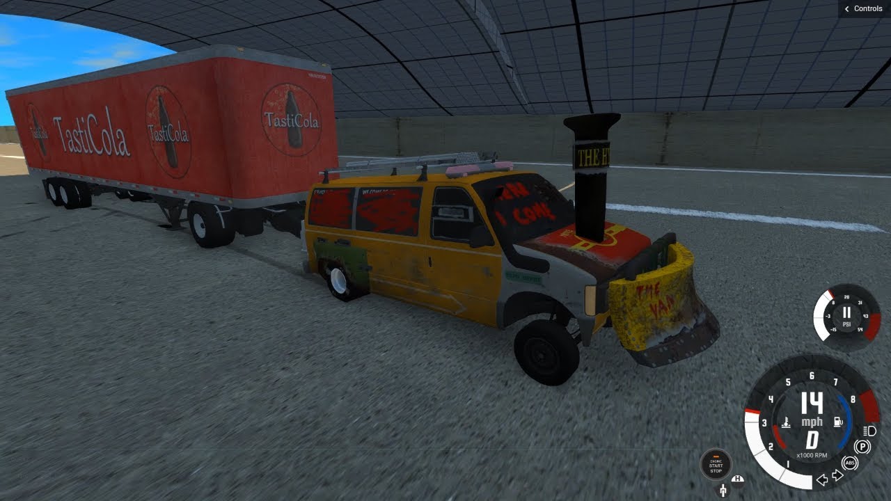 [Beamng.Drive] Tractor Pull/30 ton Trailer/5th Wheel Dolly Mod YouTube