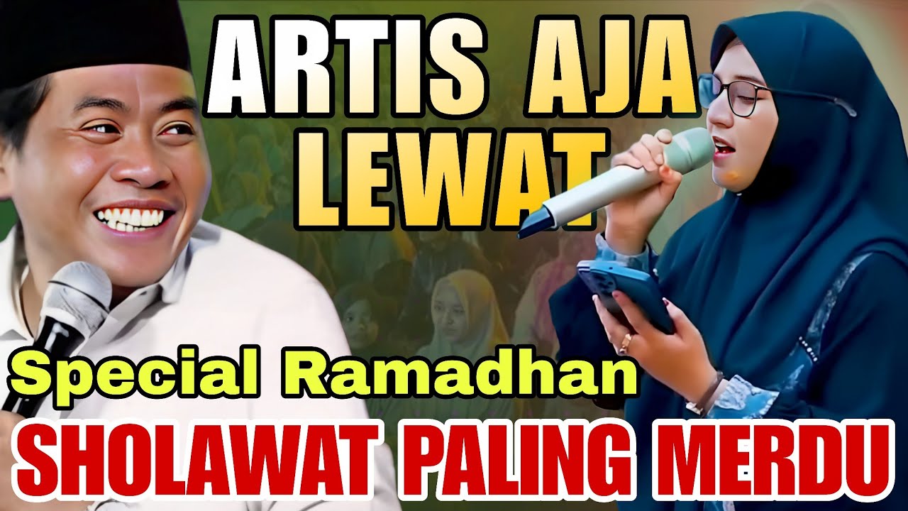 ABAH ANZA KAGET, ARTIS CANTIK BERSHOLAWAT MERDU BIKIN JAMAAH TERPANA