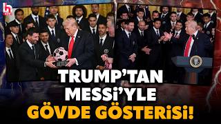 Messi̇yle Gövde Gösteri̇si̇ Trump, Beyaz Sarayda İranı Tehdit Etti Messi Ve Suarez Alkışladı