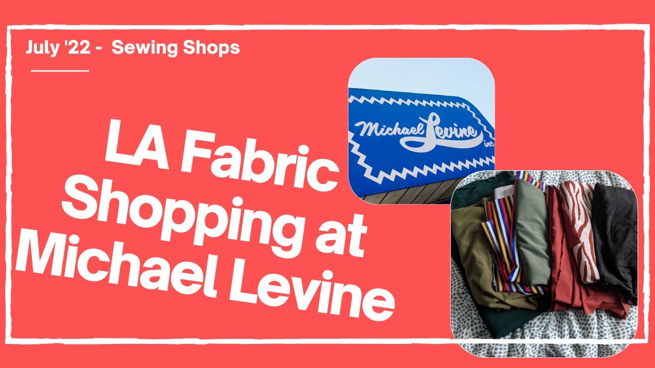 Fabric Haul and Shopping in LA Fashion District YouTube