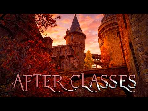 Hogwarts Evening After Classes 🌄 Cozy Student Life & Magical Relaxation | Harry Potter Ambience
