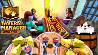 Tavern Manager Simulator Demo Early First Look! | New Fantasy Tavern and Cooking Sim!