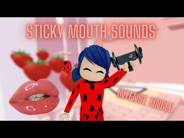 Roblox ASMR 😵sticky & wet mouth sounds😵