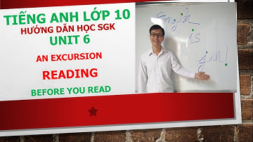 Tiếng Anh lớp 10 - Học SGK - Unit 6: An excursion - Reading - Before you read