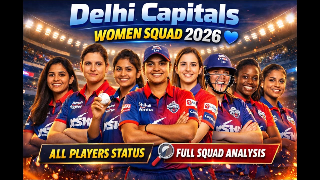 Delhi Capitals Women Squad 2026 💙 | All Players Status | WPL 2026