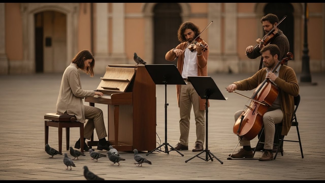 琴韵悠扬伴清茶 静谧弦音疗愈心灵 咖啡漫时静思冥想之旅 钢琴与弦乐