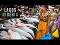 Lagos Nigeria 4k Market Life Buying Seafood In The Most BUSY MARKET Of AFRICA 