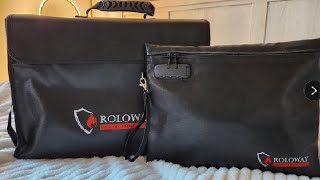 Fireproof Document Bag with Lock, 6400℉ Large Fire proof Money Bag Review
