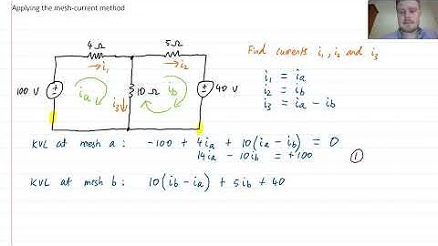 EG1012 Week 5 Video 2 - Applying the mesh current method