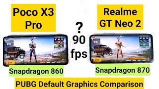 Realme GT Neo 2 vs Poco X3 Pro PUBG 90fps Support Test in 1.7v Update working or not 🤔🤷‍♂️🔥