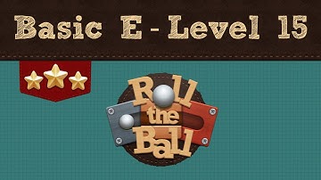Roll the Ball | Basic E Pack - Level 15 | 3 Stars