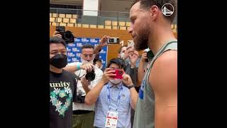 Steph Curry meets @BTS_twt’s Suga in Japan 🔥#bts #suga