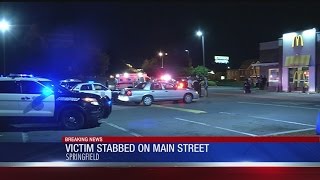 Victim in serious condition after stabbing on Main St. in Springfield