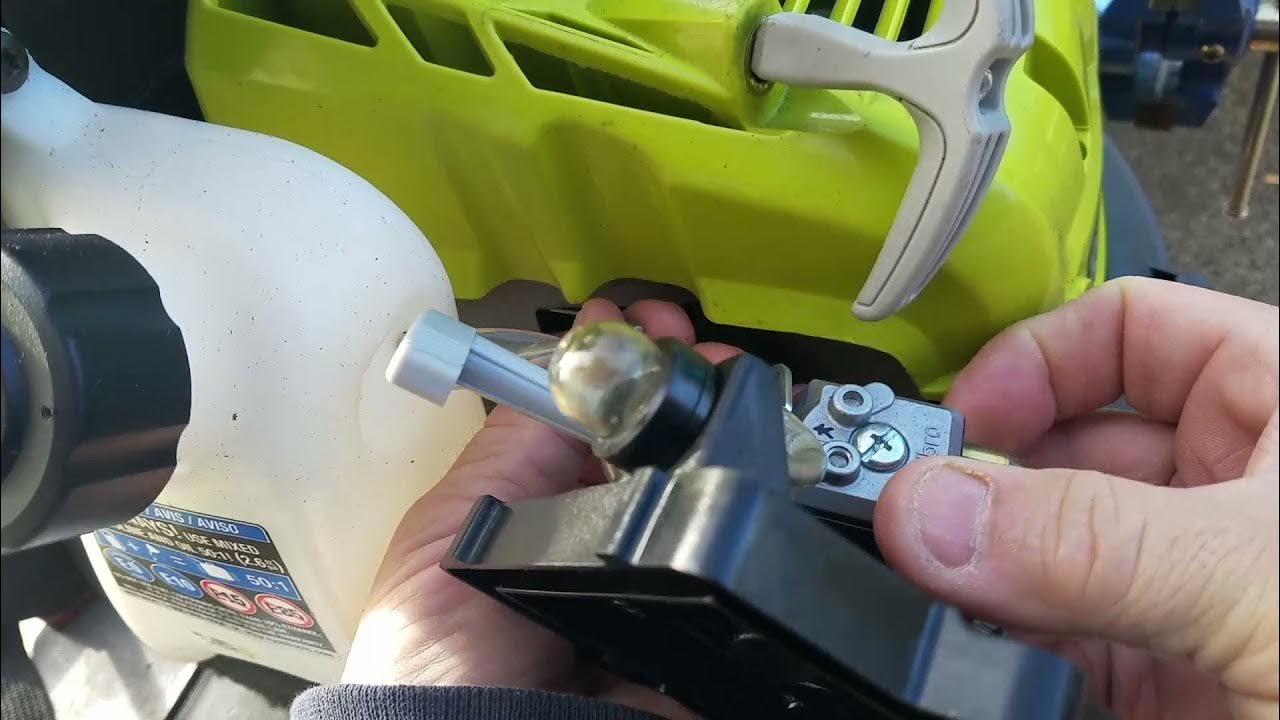 Ryobi BP42 Backpack Leaf Blower Carb Inspection and Adjustment
