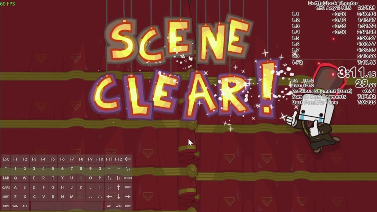 BattleBlock Theater Any% No Level Skips (Normal, Weapons) in 