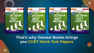 CUET UG Mock Test Papers 2026 | NCERT-Based MCQs &amp; Latest NTA Pattern | Oswaal Books
