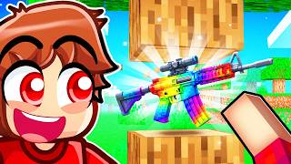 Minecraft But All Drops Are Guns...