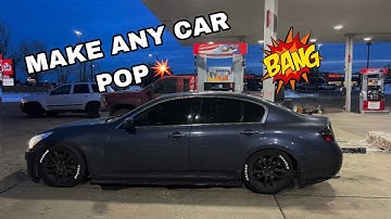 How To Make Any Car Pop With No Tune (Easy)
