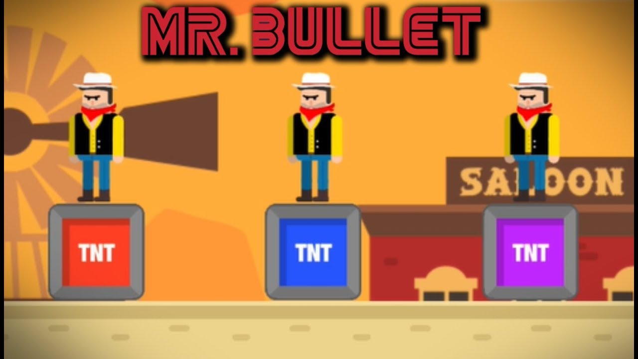 Mr Bullet Hack Level 100 (ALL 3 STARS)  | Mobile Games