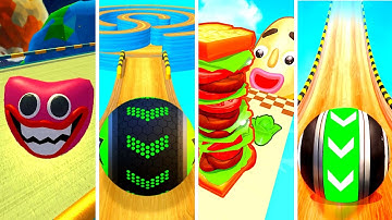 Action Balls vs Going Balls vs Sandwich Runner vs Fast Ball Jump - All level gameplay Android, IOS