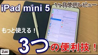 iPad mini5 もっと使える 3つの便利技～フリック入力設定・アプリにロックをかける・アプリ自動同期ON OFF～＆1ヶ月使用感レビュー ！