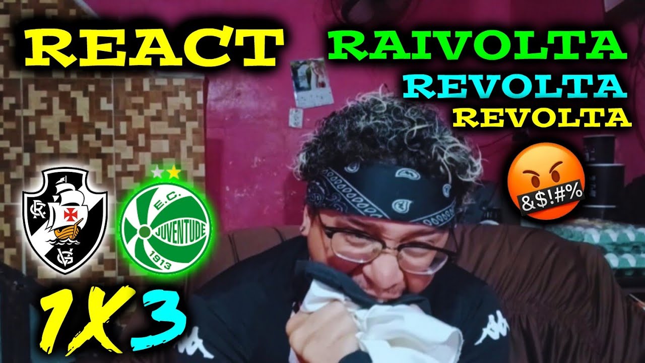 🗣🔞 REACT VASCO 1X3 JUVENTUDE | MELHORES MOMENTOS | Ñ ACEITO ISSO EM SÃO JANUÁRIO ( BRASILEIRÃO 25 )