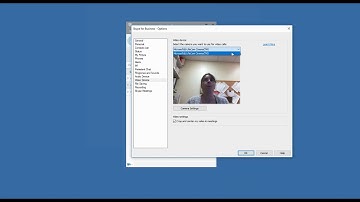 Verifying Camera When Using Skype for Business
