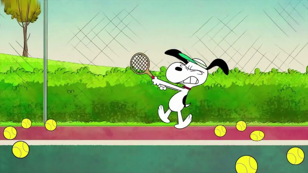 The Snoopy Show Scene Tennis YouTube