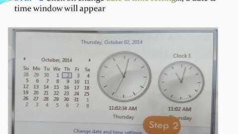 HOW WE CAN CHANGE DATE AND TIME CLASS 4th COMPUTER