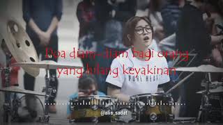 Pas buat story wa - Drummer cewek cantik cover lagu Bonjovi it's my life