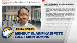 Raja Juli Antoni Klarifikasi Foto Bermain Domino dengan Tersangka Pembalakan Liar [Metro Hari Ini]
