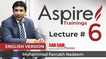 Vectric Aspire CAD/CAM 2D Design – Lecture 06 | Tutorial by Muhammad Farrukh Nadeem