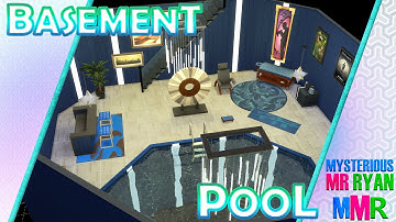MMR | The Sims 4 Room Build | Basement Pool