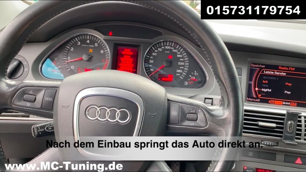 Audi Wegfahrsperre deaktivieren - ausschalten - wo sitzt das