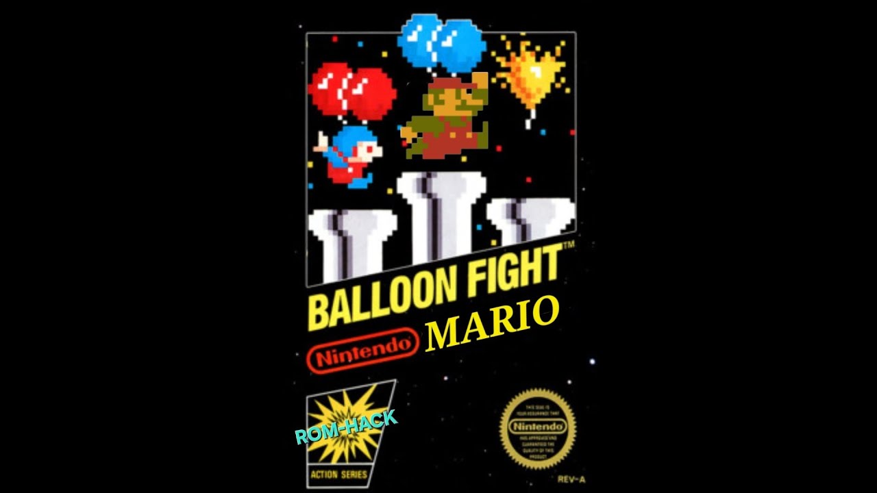 CRT TV-NES-ROMHACK-BALLOON MARIO
