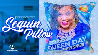 Personalised Reversible Sequin Pillow